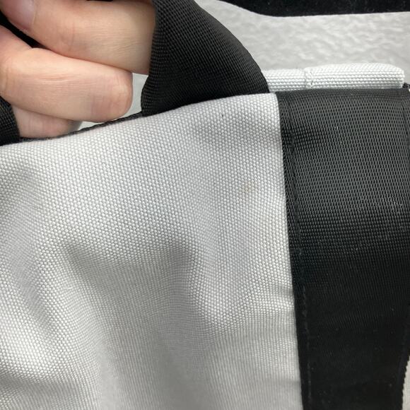 Original Use Target Gray Black Blue Canvas Buckle Flap Lightweight Backpack Bag - Picture 8 of 15